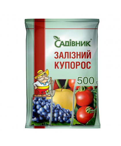 ЖЕЛЕЗНЫЙ КУПОРОС САДОВНИК 500 Г АГРОХІМПАК