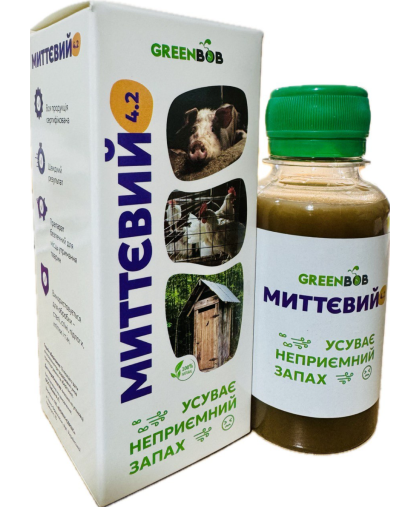 МИТТЄВИЙ для разложения отходов 100 мл