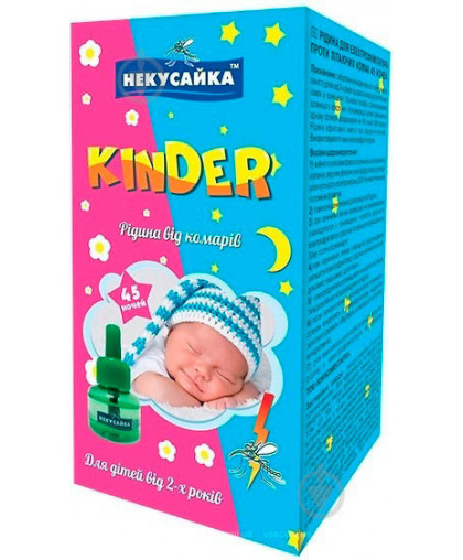  Некусайка Kinder 45 ночей Рідина для фумігатора