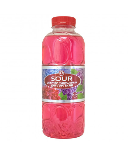ПІДКИСЛЮВАЧ-ДОБРИВО  ГРУНТУ ROST SOUR ДЛЯ ГОРТЕНЗІЙ 1.2 Л